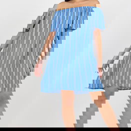 Suknelė melsvos spalvos