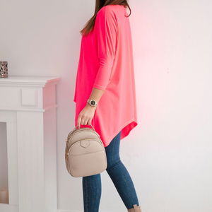 Didelio dydžio palaidinė rožinė neoninė