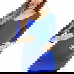 Nėščiųjų palaidinė su klostėmis