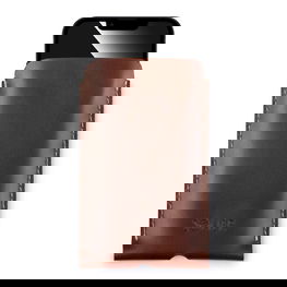 Odinis dėklas IPhone 11 rudos spalvos