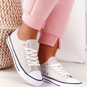 Klasikinio modelio laisvalaikio batai Pilkos spalvos