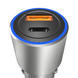 USB automobilinis įkroviklis / USB Type C Power Delivery Quick Charge 22,5 W pilkos spalvos (R4PQ)