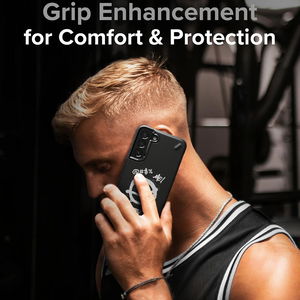 Ringke Onyx Design tvirtas dėklas Samsung Galaxy S22+ (S22 Plus), juodas (X) ()