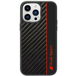 Audi anglies pluošto juostelės ant iPhone 14 Pro Max - nuotraukos