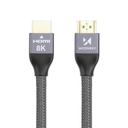 cable HDMI 2.1 8K 60 Hz 48 Gbps / 4K 120 Hz / 2K 144 Hz 2 m silver (WHDMI-20)