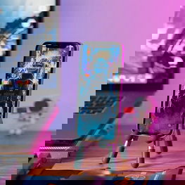 Planšetinis telefono laikiklis rožinis (HF-One rožinis)