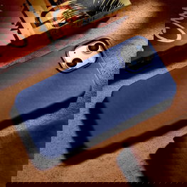 iCarer Case odinis dangtelis iPhone 14 Plus , mėlynos spalvos, iš natūralios odos (suderinamas su MagSafe )