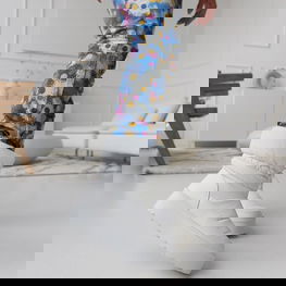 Balti šilti platforminiai sniego batai