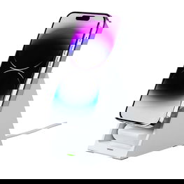 indukcinė įkrovimo stotelė - balta Choetech T600 15W 3in1