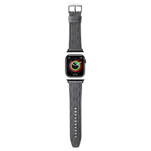 Karl Lagerfeld Saffiano Monogram dirželis Apple Watch 38/40/41 mm - sidabrinis