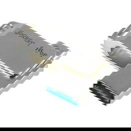 16 GB USB 3.2 Gen 1 USB / USB C OTG ODA3 Goodram atmintinė - sidabrinė