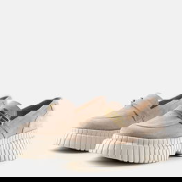 Smėlio spalvos zomšiniai pusbačiai Karino