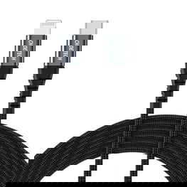 Choetech IP0039 1,2 m ilgio USB-C / Lightning MFi kabelis - juodas