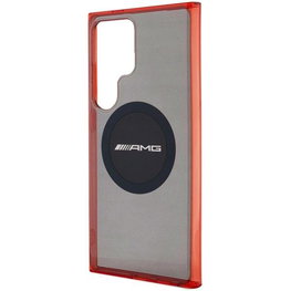 AMG skaidrus dvispalvis MagSafe dėklas Samsung Galaxy S24 Ultra - juodas