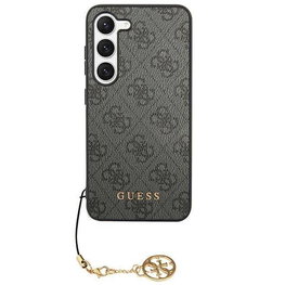 Guess 4G Charms Collection dėklas Samsung Galaxy S24 Ultra - juodas