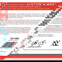 Acetono tirpiklio valiklis A-MAX 1L