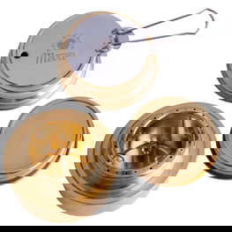 Turistinė viryklė, kūrenama etanoliu ir alkoholiu MEVA