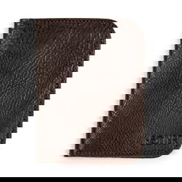 Ruodos spalvos odinė piniginė / paso laikiklis SOLIER SW07