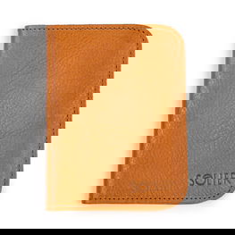 Rudos odos piniginė / paso dėklas SOLIER SW07
