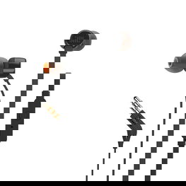 JBL Tune 160 į ausį įstatomos ausinės, 3,5 mm mini jungtis su pulteliu - juodos