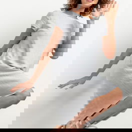 Moteriška suknelė iš viskozės ir lino Tessita