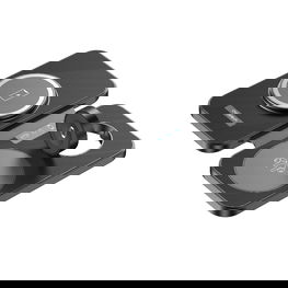 viename indukcinis įkroviklis, suderinamas su Apple“ ir Samsung“ įrenginiais – juodas