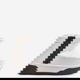 Žemi sniego batai ant storos platformos D.Franklin balti