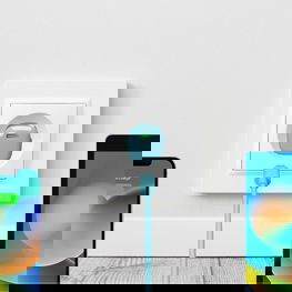 20W GaN USB-C sieninis įkroviklis – Žalias