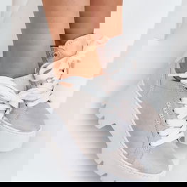 Sidabriniai sportiniai platforminiai kedai CheBello – stilingi ir patogūs