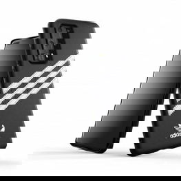 Adidas juodas ir baltas dėklas Huawei P40 – apsauginis PU dėklas