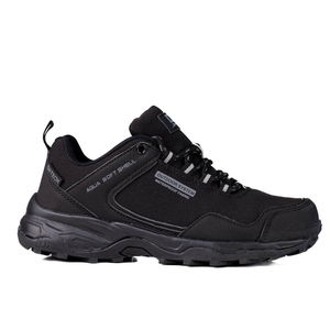 Neperšlampami moteriški trekingo batai juodi