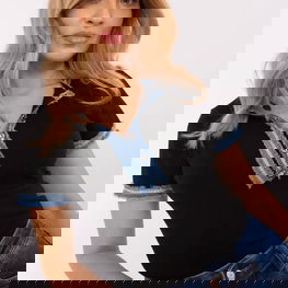 Palaidinė ilgomis rankovėmis iš šifono