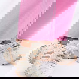 Sportbačiai moterims smėlio spalvos odiniai