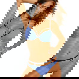 Maudymosi kostiumėlis dviejų dalių moterims Marko