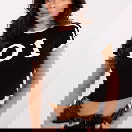 Marškinėliai moterims, balti, trumpomis rankovėmis