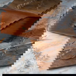 Natūralios odos akinių dėklas Solier