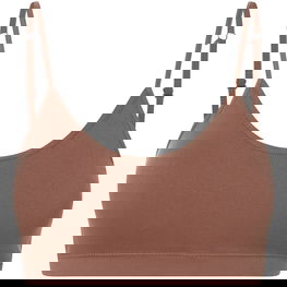 Liemenėlė ruda be lankelių top stiliaus