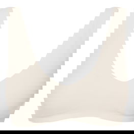 Vanilinės spalvos liemenėlė be lankelių moterims