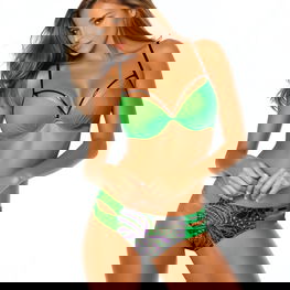 Maudymosi kostiumėlis dviejų dalių moterims