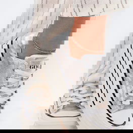 Sidabriniai odiniai platforminiai sportiniai bateliai moterims