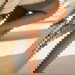 Moteriškos žalios vasarinės sandalės su lipukais