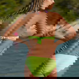 Vaikiškas maudymosi kostiumėlis su raukinukais Atun