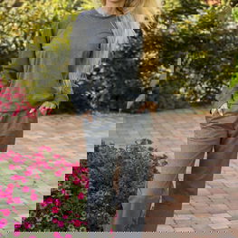 Moteriškas pilkas laisvalaikio kostiumas su kišenėmis Mirale