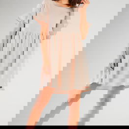 Suknelė rožinė vasarinė su raukiniais Infinite You