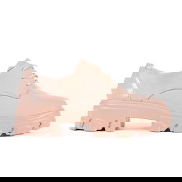 Laisvalaikio batai rožiniai lakuoti su platforma ir suvarstymu