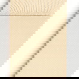 Paklodė kūdikiui smėlio spalvos su baltais taškeliais, medvilninė 120x60 cm