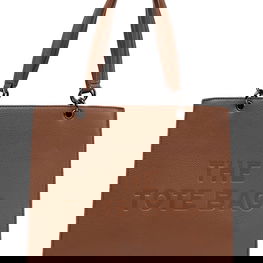 Rankinė tote tipo ruda iš natūralios odos kasdienai The Tote Bag