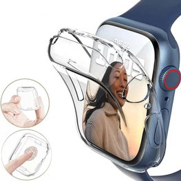 Dėklas laikrodžiui skaidrus apsauginis 41mm Apple Watch 7/8/9