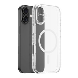 Dėklas telefonui skaidrus su MagSafe iPhone 17 Clin Mag