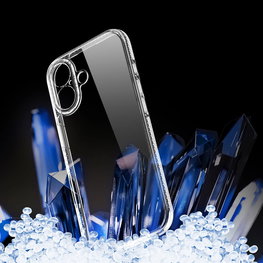 Dėklas telefonui skaidrus silikoninis apsauginis iPhone 17 Clin